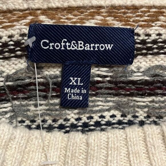 Croft & Barrow Grandpa Oversized Sweater - Picture 5 of 8